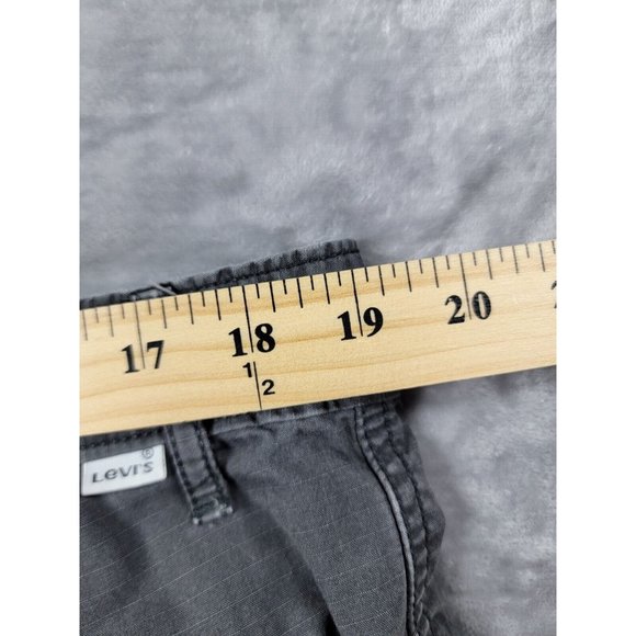 Levi Strauss Men's Ripstop Cargo Shorts Size 38 Gray, Pockets, Outdoor - Picture 4 of 7